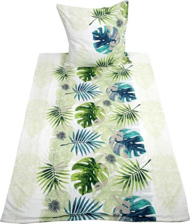 Produktbild HTI-Living Bettwäsche 2-teiliges Set 135 x 200 Monstera (Bettwäsche Set, 135 x 200 cm)
