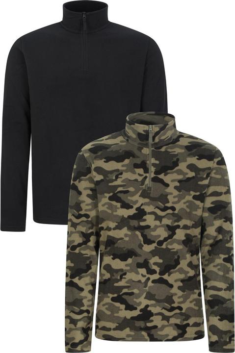 Black, Khaki Green