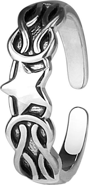 Immagine prodotto Hollywood Body Jewelry Anello argento intrecciato e stella (47)