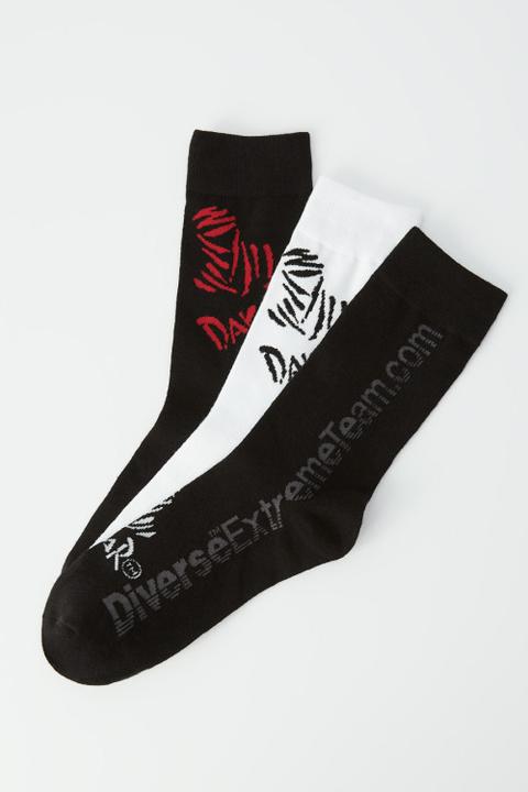 Produktbild Dakar Socks Dkr 3pack V Blk/Wht (43 - 46)