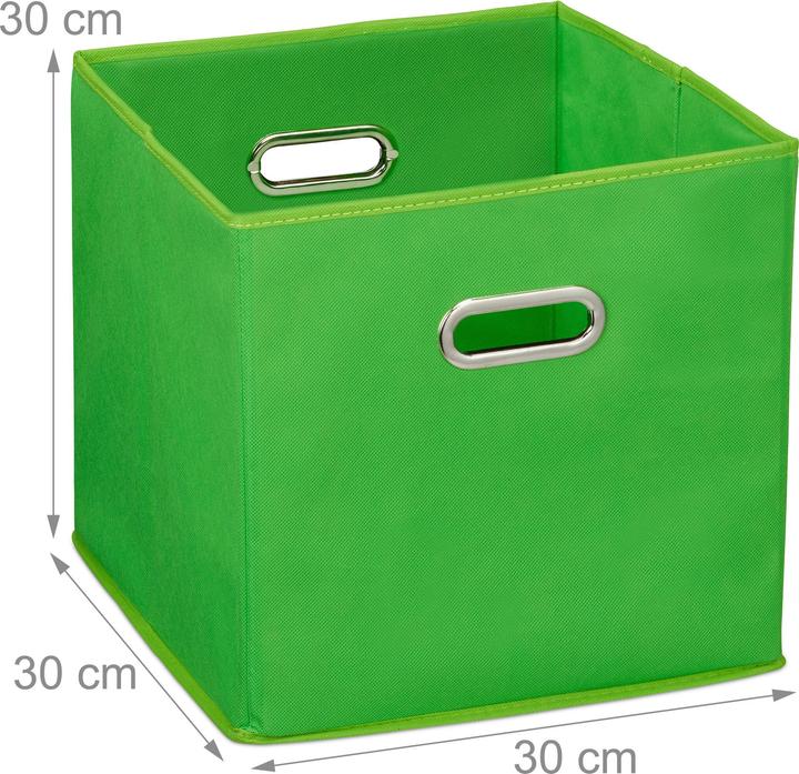 Image du produit Relaxdays 4x boîte de rangement (30 x 30 x 30 x 30 cm, 26 l)