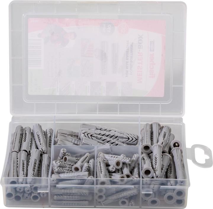 Actual product image Fischer Dowel range Meister-Box UX/ (110 pcs.)