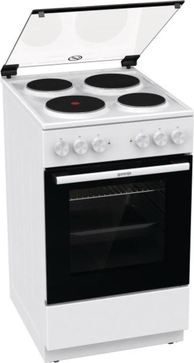 Produktbild Gorenje GE5 A22 WH ws Standherd A 50cm 4Kochplatten 70L 6Heizarten