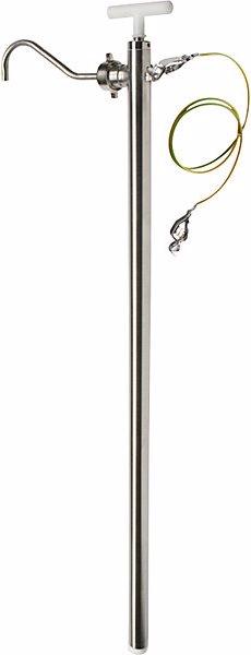 Immagine prodotto Jessberger Pompa manuale in acciaio inox, per solventi, alimenti, 700 mm, 0,3 - 0,6