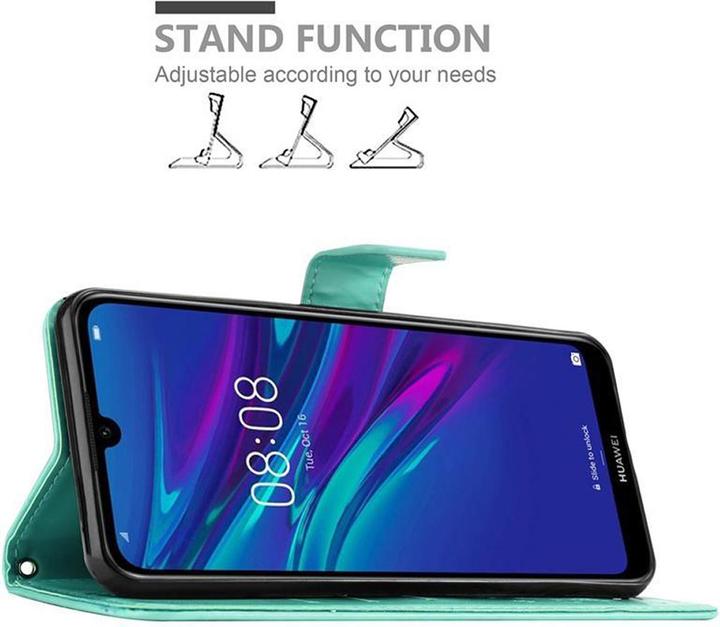 Produktbild Cadorabo Flower Book Cover (Huawei Y6 (2019))