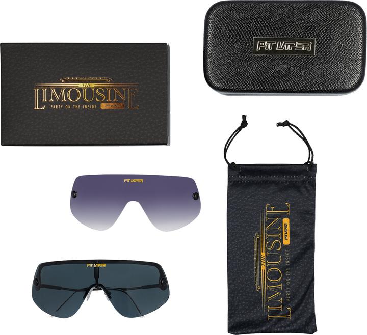 Immagine prodotto Pit Viper La Limousine L'Exec Polarizzato (Nero, Fumo)