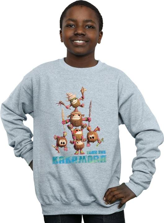 Actual product image Disney Boys Moana Fear The Kakamora Sweatshirt (116)