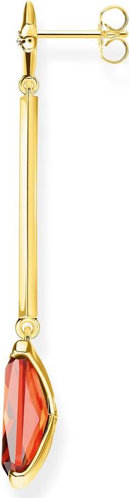 Produktbild Thomas Sabo Ohrringe Oranger Stein mit Stern (925er Silber)
