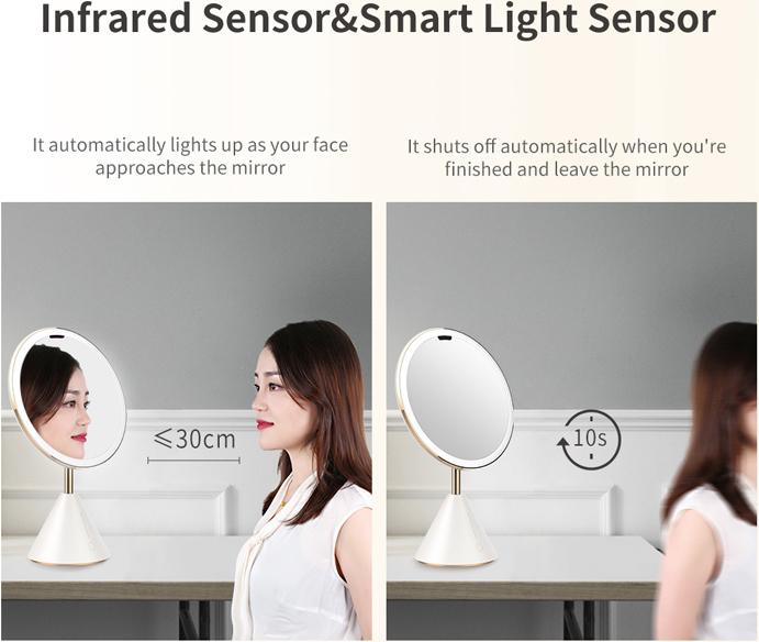 Actual product image TouchBeauty Soft Light Smart Beauty Mirror
