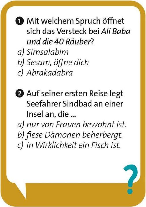 Image du produit Pocket Quiz junior Contes et légendes (Allemand)