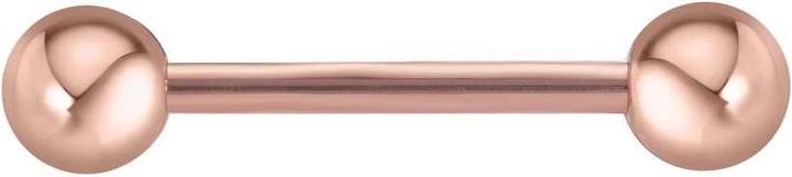 Produktbild Bijouteria Zungenpiercing (Chirurgenstahl 316L, PVD Beschichtung (goldfarbig))