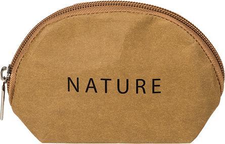 Produktbild Bekos Kleine Geldbörse Nature aus waschbarem Papier mit Reissverschluss
