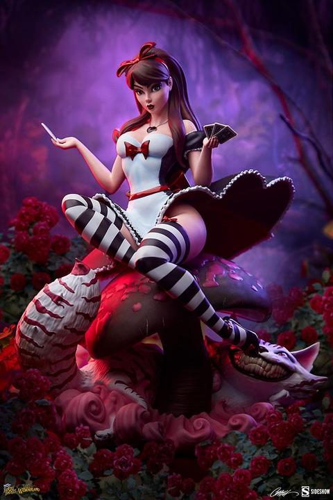 Produktbild Sideshow Fairytale Fantasies Collection “Alice in Wonderland” Game of Hearts Edition Statue
