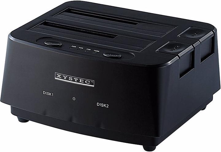 Xystec USB-3.0-Dockingstation für SATA-Festplatten & -SSDs, mit Klon-Funktion (2.5")
