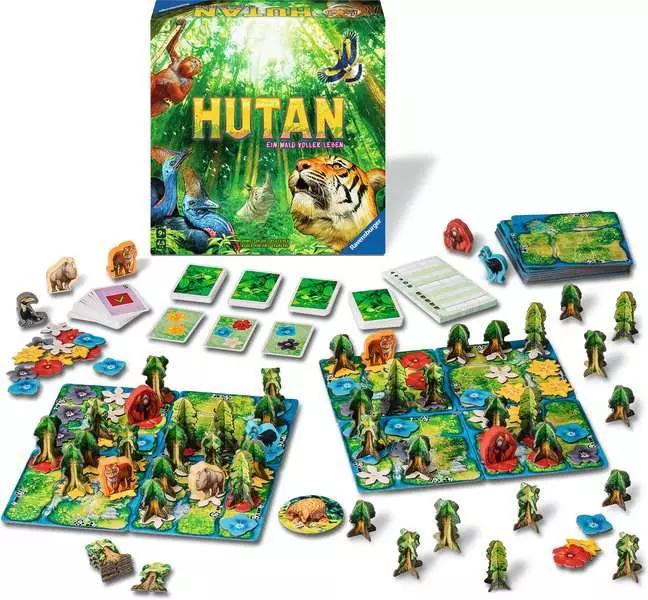 Produktbild Ravensburger 24747 HUTAN - Taktikspiel für die ganze Familie, für 1-4 Personen ab 8 Jahren (Deutsch)