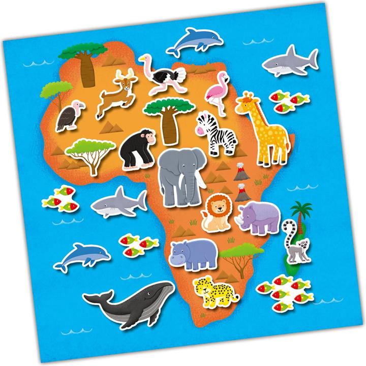 Produktbild Tinka Magic Galt - Reusable Sticker Book - Maps (55-1005287)