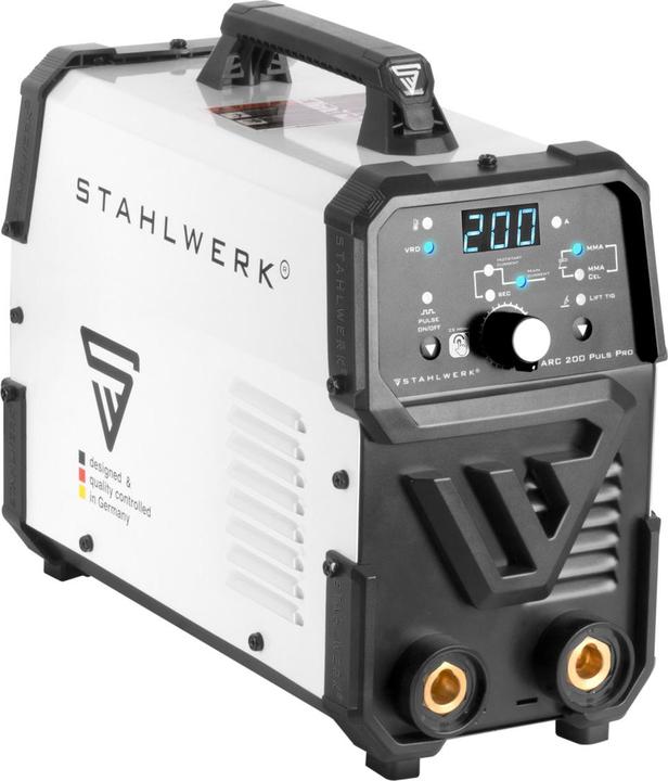 Actual product image Stahlwerk Welding machine ARC 200 Puls Pro MMA E Hand Lift TIG pulse function 200 A