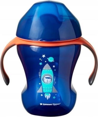 Tommee Tippee 447153-ECOMM KUBEK NIEKAPEK BOY 230ML 7M +NEW