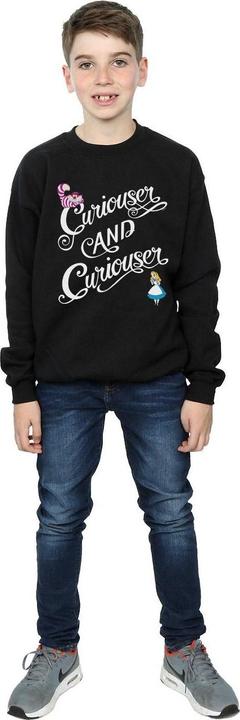 Actual product image Disney Boys Alice In Wonderland Curiouser Sweatshirt (116)