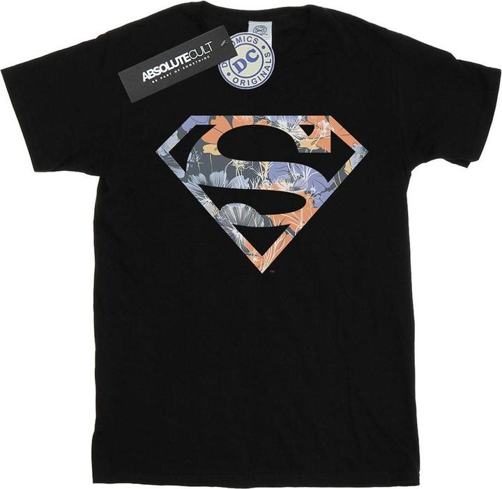 Produktbild Superman Floral Logo 2 TShirt (XXL)