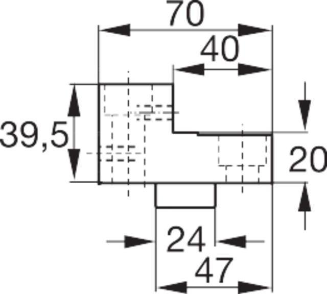 Actual product image Allmatic Fixed stepped jaw