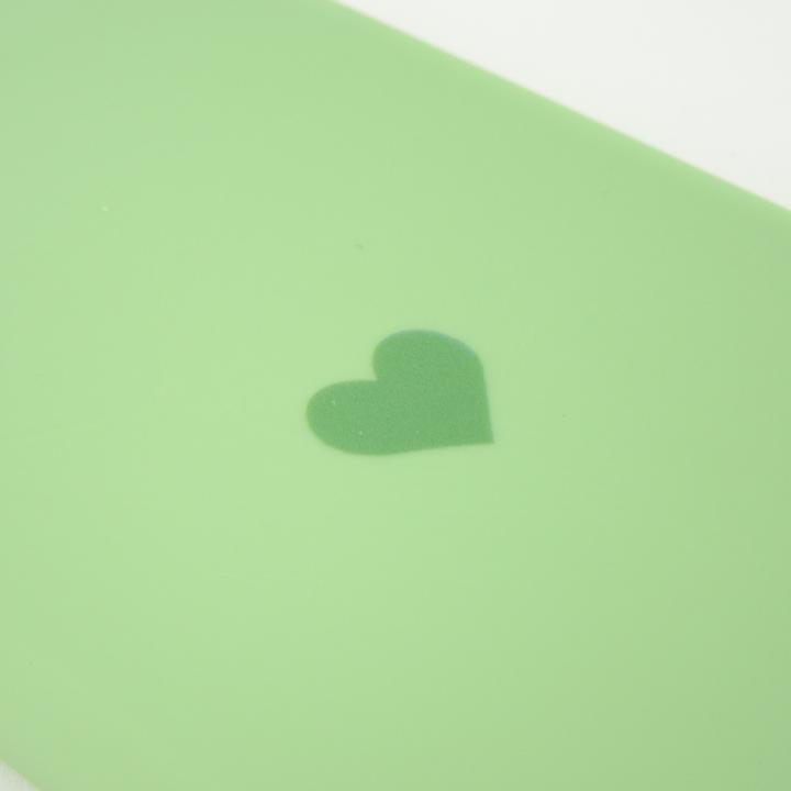 Image du produit PhoneLook Coque Silicone Mat Coeur vert clair (Apple iPhone 7 Plus)