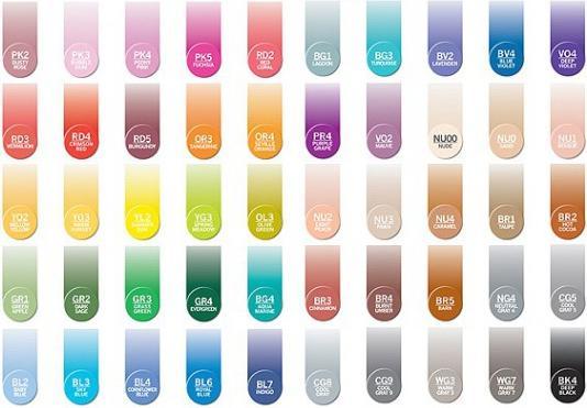 Actual product image Chameleon Brushpens felt tip pen (Multicoloured, 52 x)