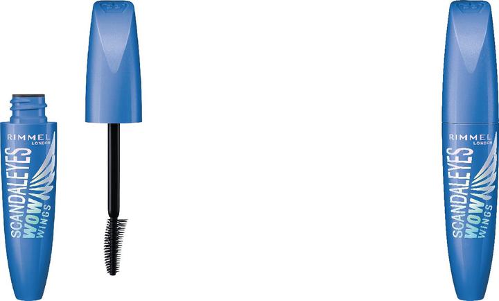 Produktbild Rimmel London Rimmel Scandaleyes WOW Wings Wateproof Mascara 12 ml Black (001 black)