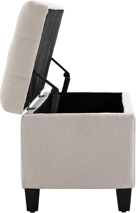 Immagine prodotto Swisshandel24 Panca Panca imbottita con vano portaoggetti Panca per cassapanca Corridoio Camera da letto (100 cm)