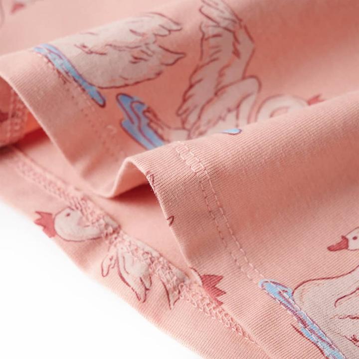 Image du produit VidaXL Pyjama enfant manches longues rose clair 104,Matériau : 95 (104)