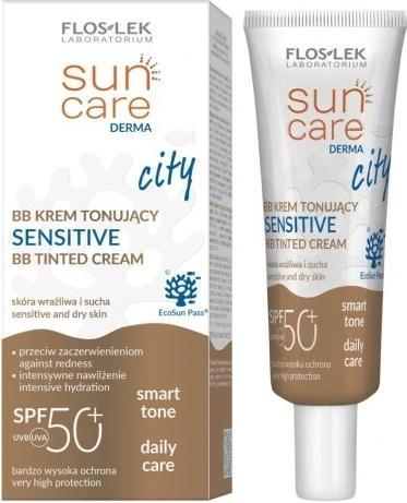 Produktbild Floslek Sun Care Derma City BB Creme -Toning empfindlicher SPF 50+, 30 ml