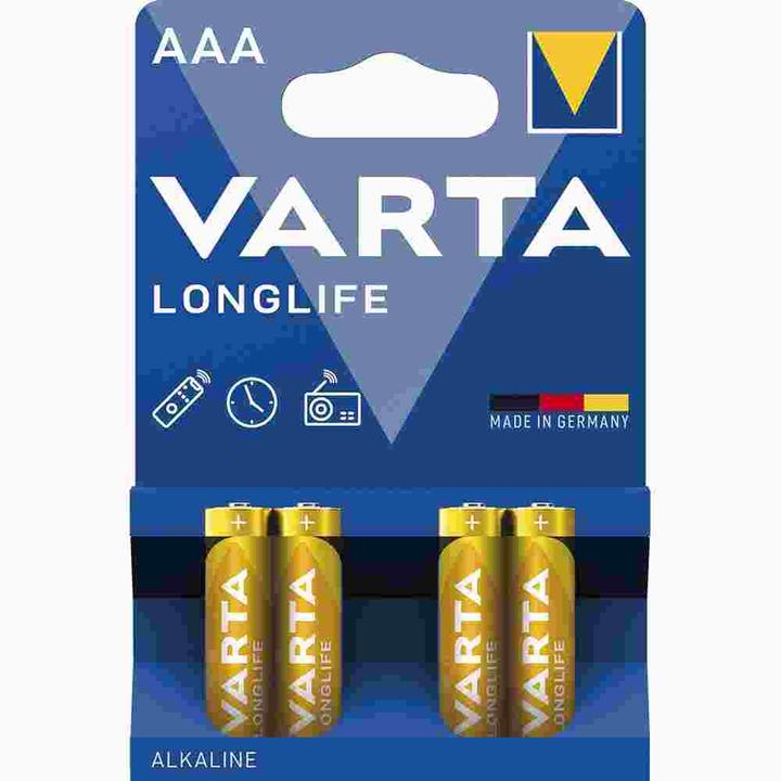 Productafbeelding Varta Longlife (4 Pcs., AAA, 1200 mAh)