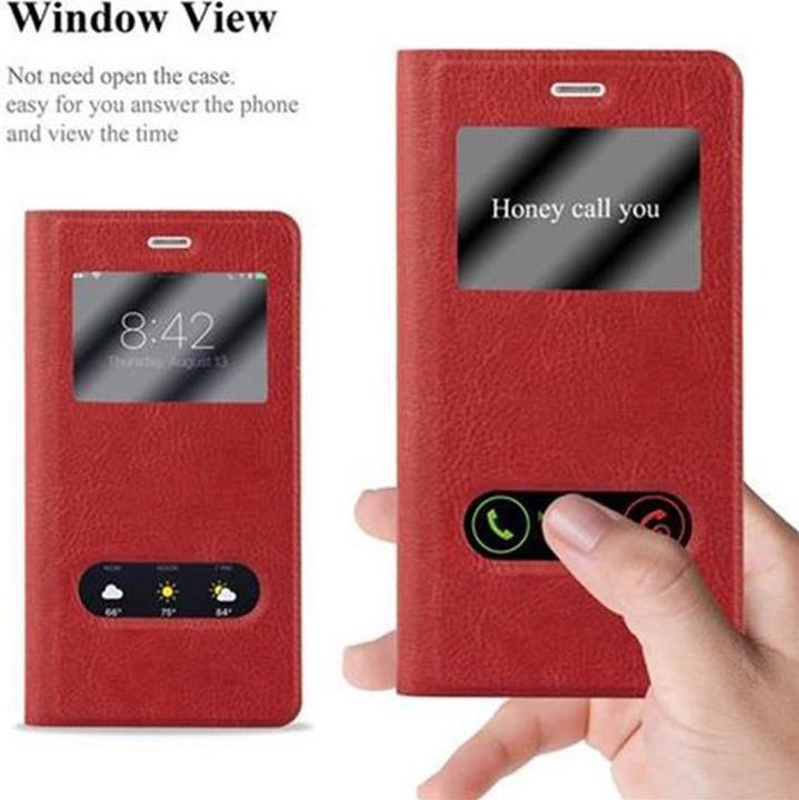 Produktbild Cadorabo Book mit View Doppelfenster Cover (Huawei G9 Lite)
