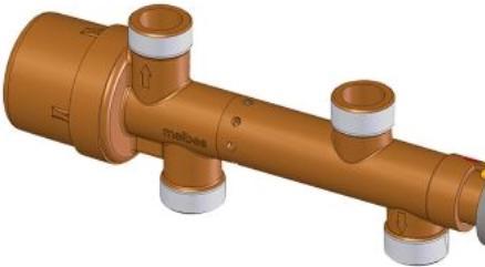 Actual product image Flamco Meibes PM-ventil med pakning PN16