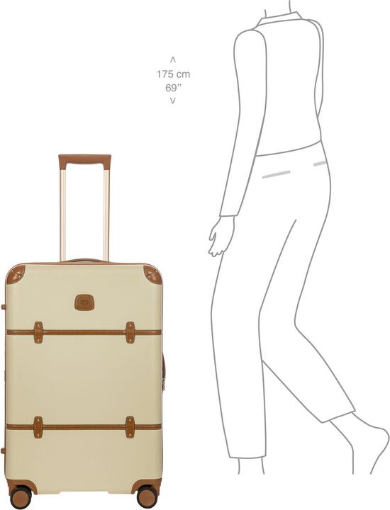 Actual product image Brics Bellagio 4-wheel trolley 70.5 cm with expansion fold (78 l, L (90 - 115l))