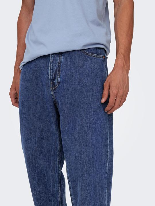 Produktbild Only & Sons ONSFive mittelblaue Loose Fit Jeans (30)