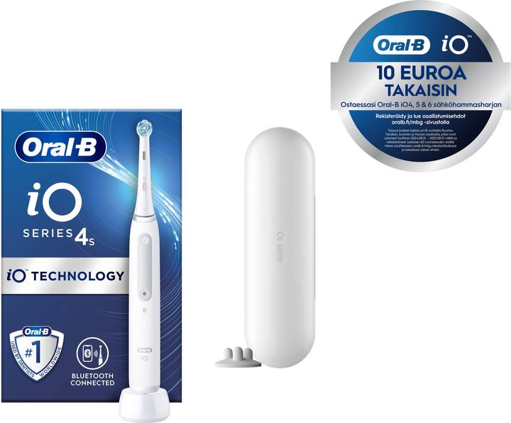 Actual product image Oral-B iO 4S Adult Vibrating Toothbrush White (Oscillating toothbrush)