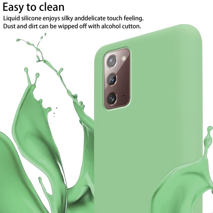 Actual product image Cadorabo TPU Cover Mobile Phone Chain Liquid (Samsung Galaxy Note 20)