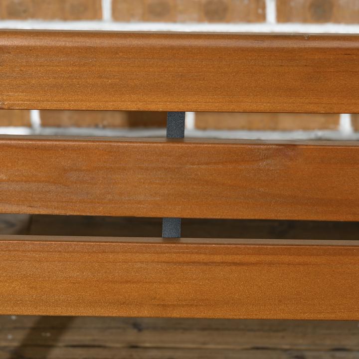 Actual product image Outsunny Garden bench with high backrest