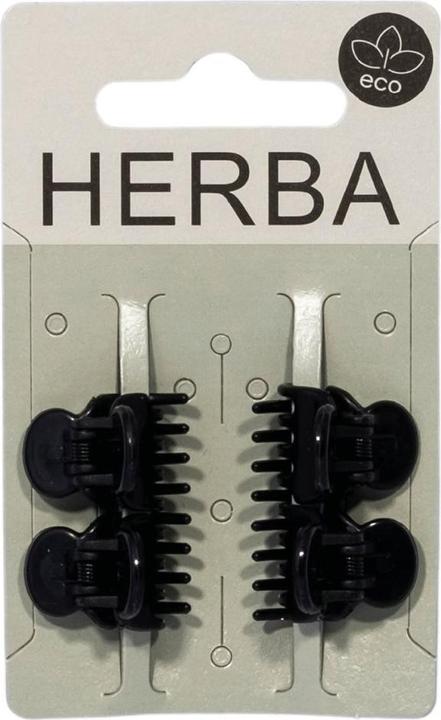 Produktbild Herba Ecofriendly Pinzettina 1.6cm schwarz (4 Stk.)