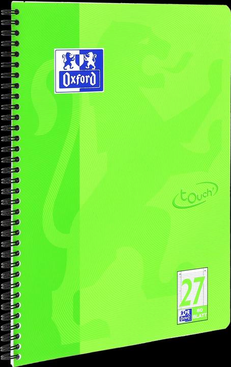 Produktbild Oxford Collegeblock Touch (A4+, Liniert, Harter Einband)