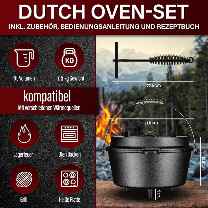 Actual product image Gusskönig Dutch Oven Set