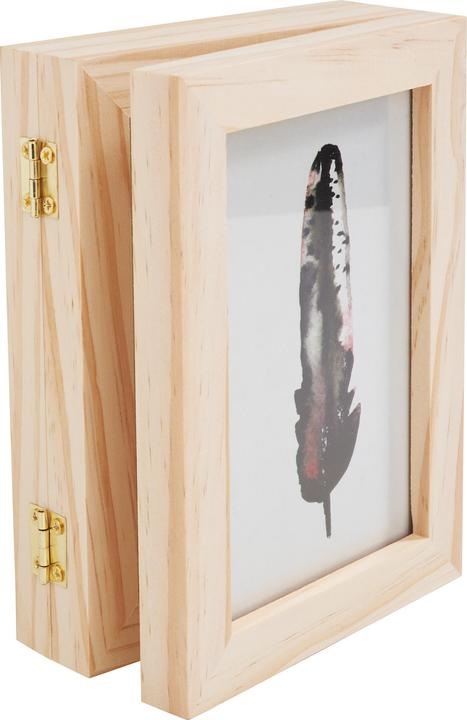 Actual product image VBS Triple picture frame, pine wood, for photo formats 9 x 13 cm (9 x 13 cm)