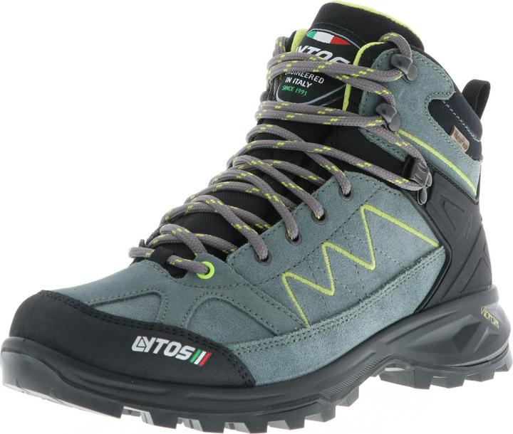 Produktbild Lytos Damen Wanderschuhe Trekkingschuhe Outdoorschuhe Vibram Sohle petrol/grün/schwarz (37)