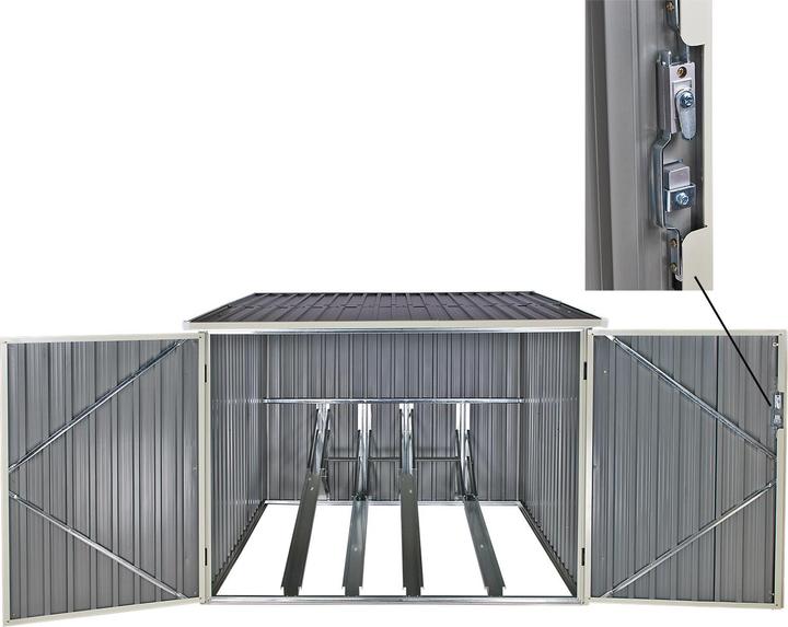 Actual product image Dema Bicycle garage / bicycle shelter 4 m²