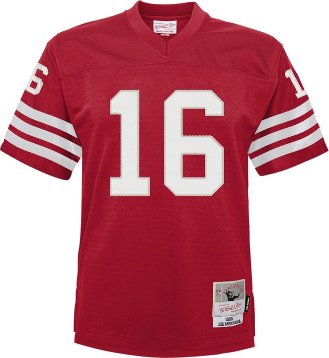Actual product image Mitchell & Ness M&N Legacy Enfants Jersey San Francisco 49ers Joe Montana (140, 146)
