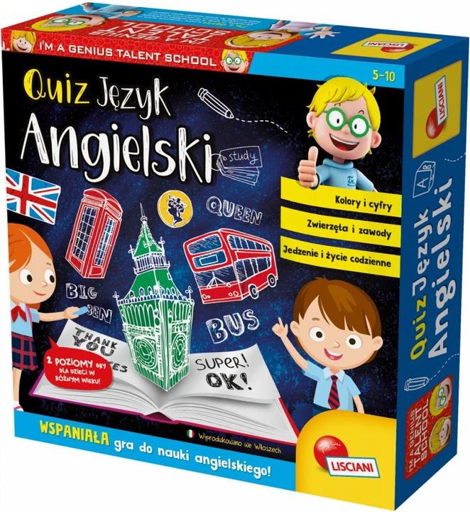 Produktbild Lisciani Das Spiel ist ein Genie-Quiz in englischer Sprache (Englisch)