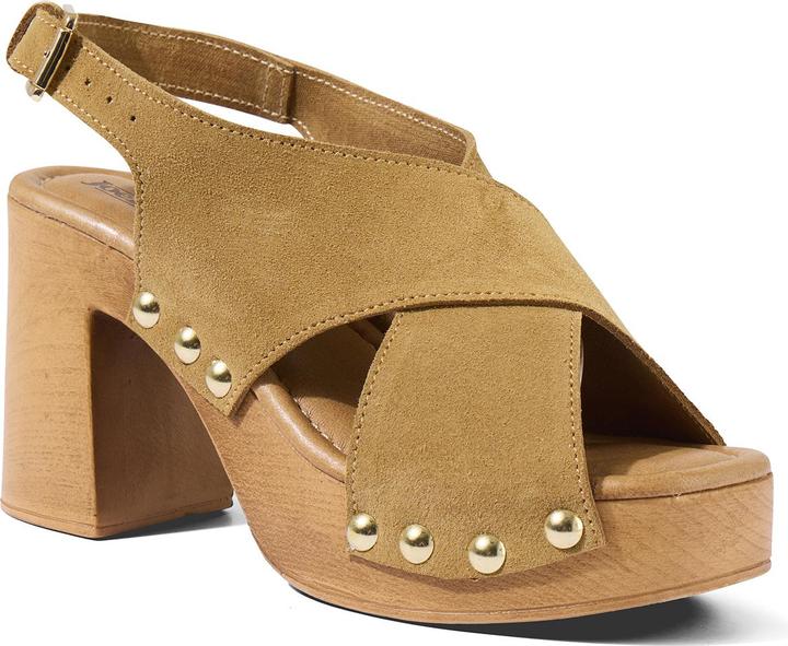 Actual product image Joe Browns Wooden Heel Suede Shoes (37)