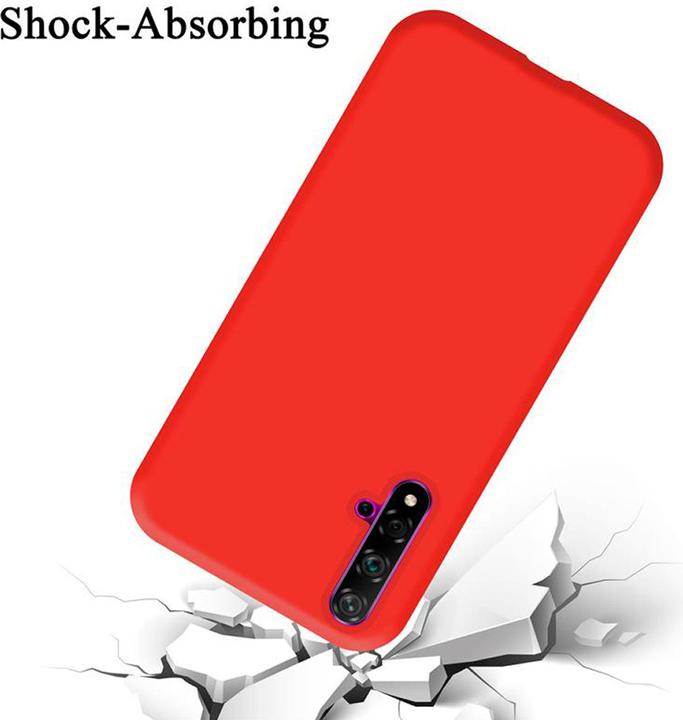 Actual product image Cadorabo TPU Liquid Silicone Case Cover (K20, Huawei Nova 5T, TCL 20S)