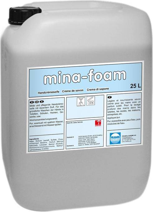 Actual product image mina-foam 25L Schaumseife (refill, 25000 ml)